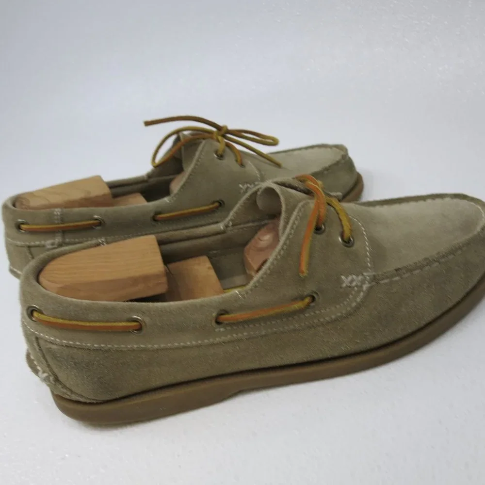 Nunn Bush Suede Leather Deck Shoes Footwear Casual Comfort 10.5 M
